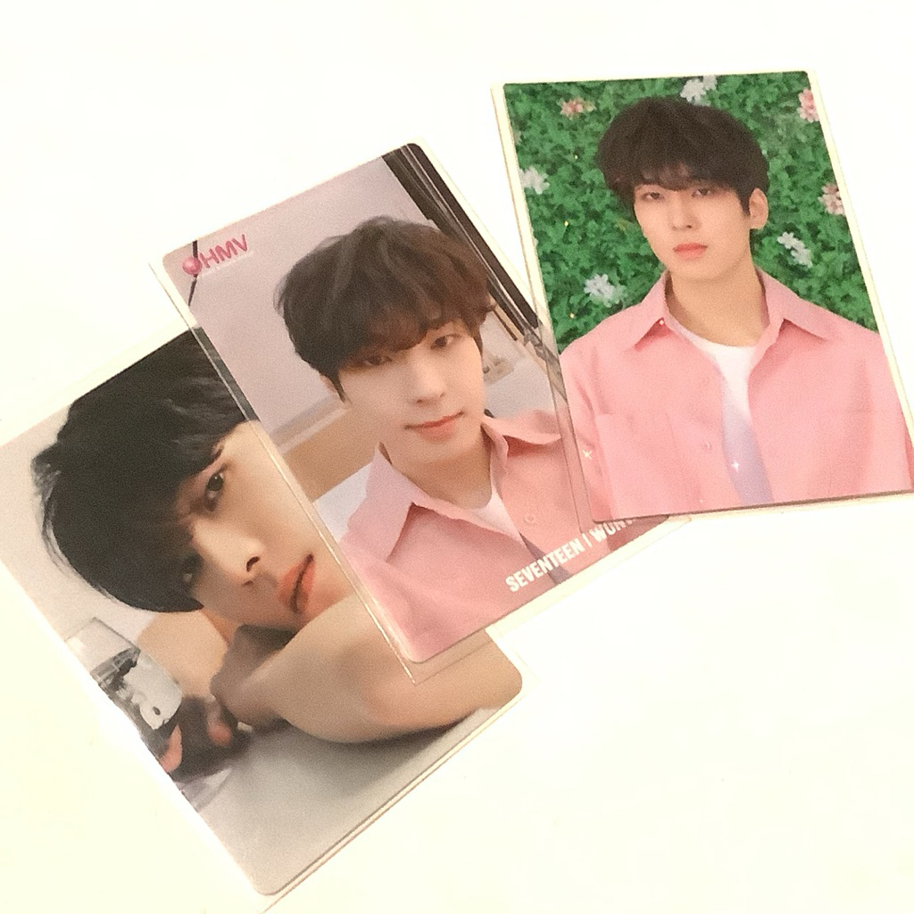 seventeen wonwoo haru hmv happy ending special trading card photocard pc
