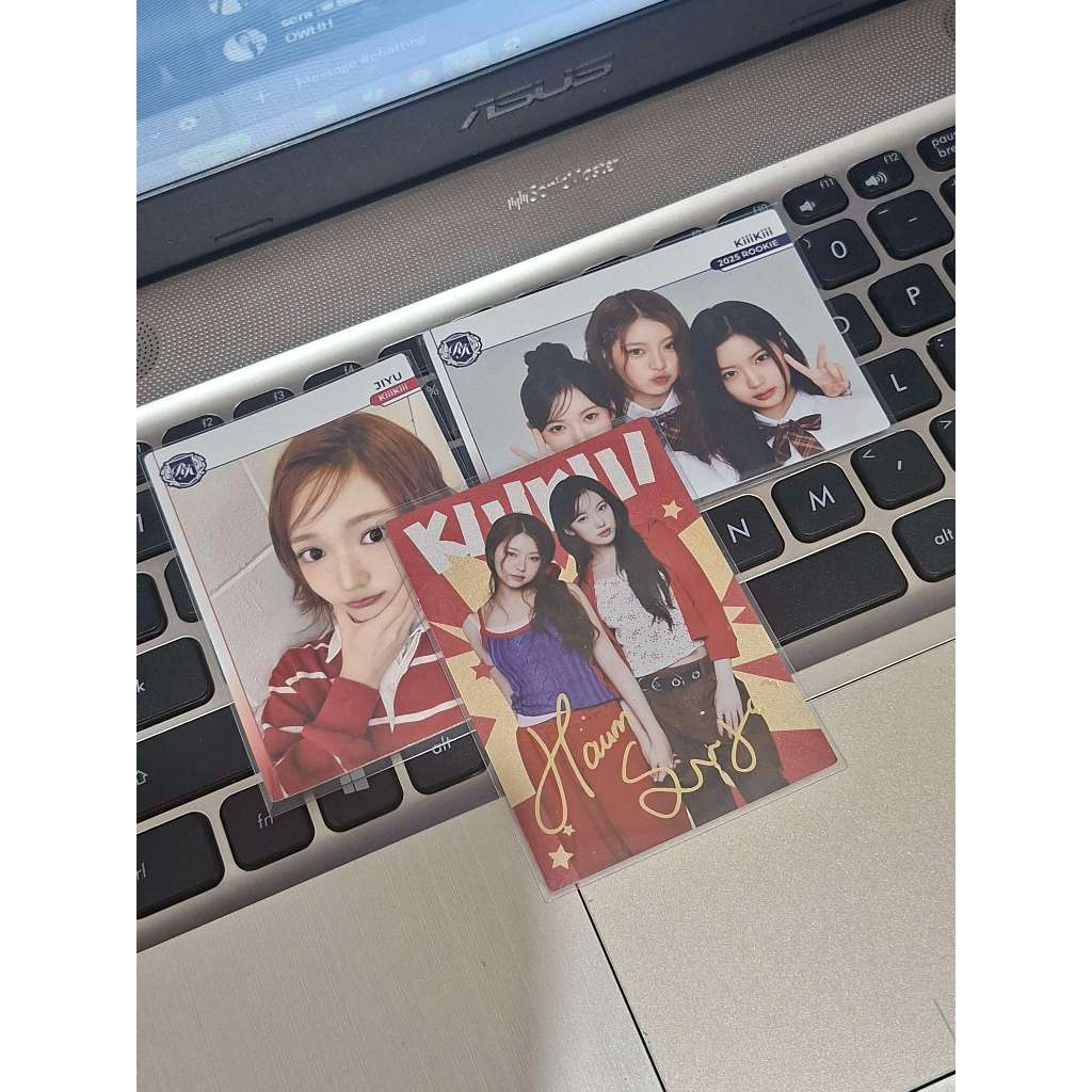 photocard kiiikiii teleca official haum & sui signed