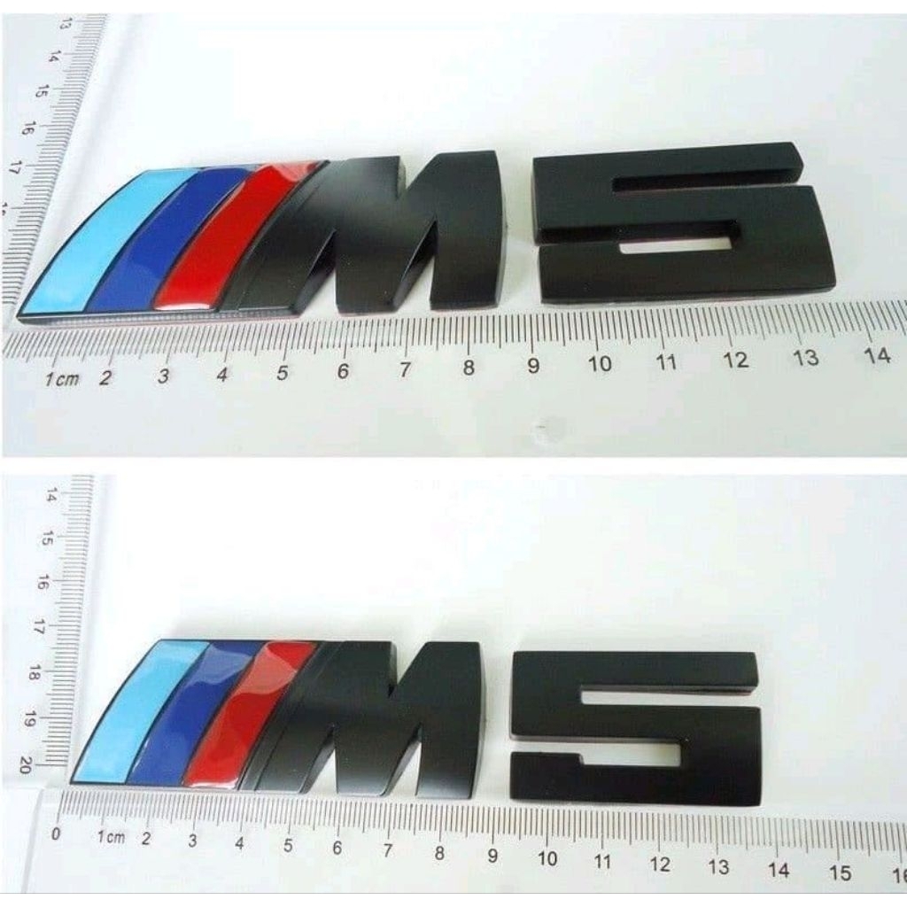 Emblem M5 BMW - M Power Emblem - Emblem M5 Untuk Bagasi - Hitam Dop