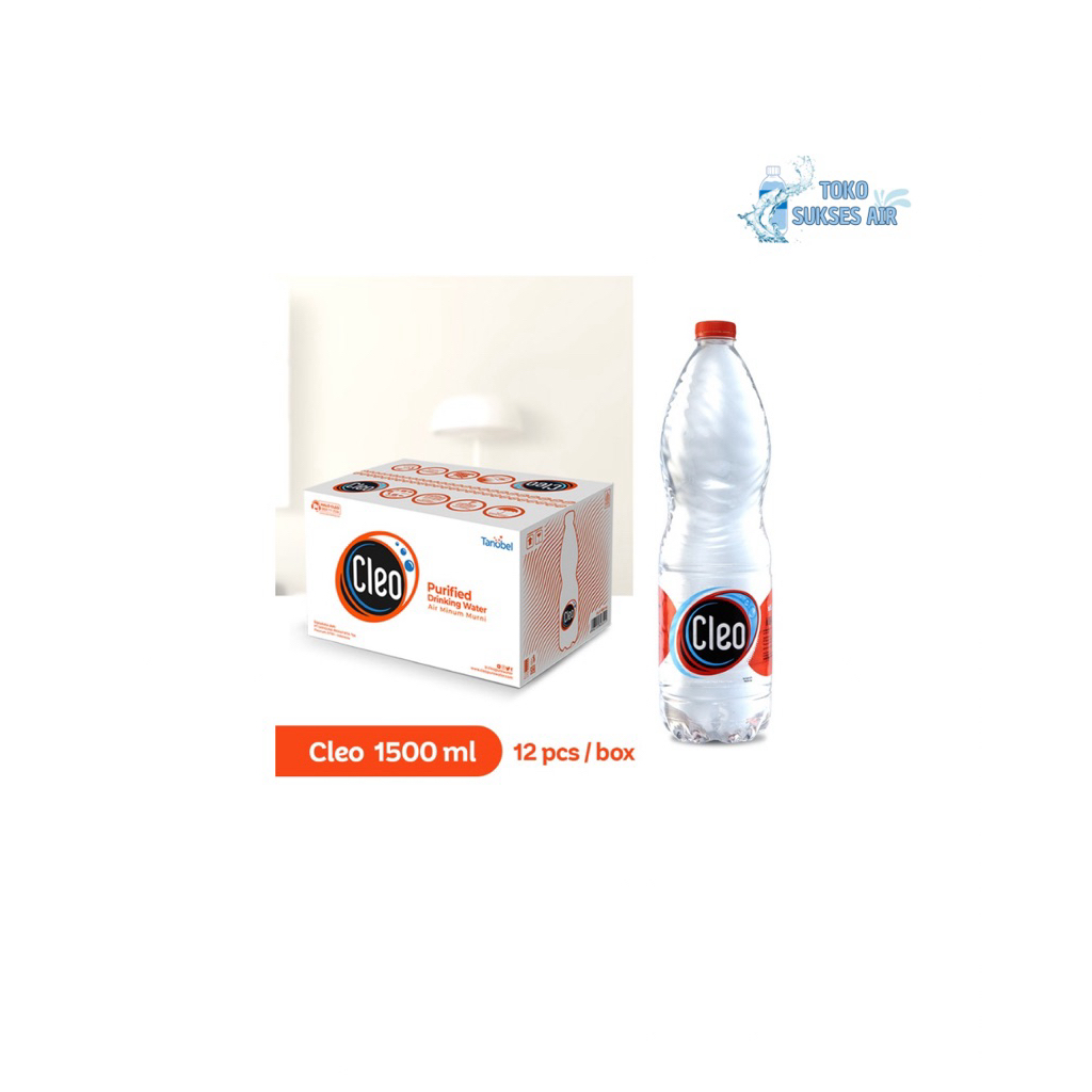 CLEO AIR MINERAL BOTOL KEMASAN 1500ML - CLEO 1500ML