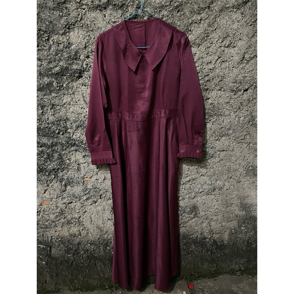 Gamis merah maroon