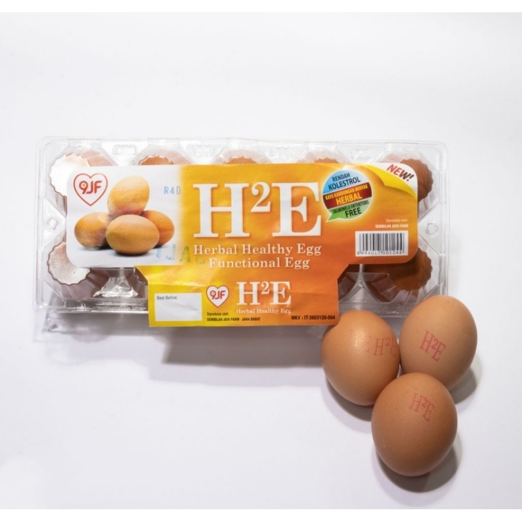 TELUR AYAM H2E (Herbal Healthy Egg) 1 Pack Isi 10 Butir