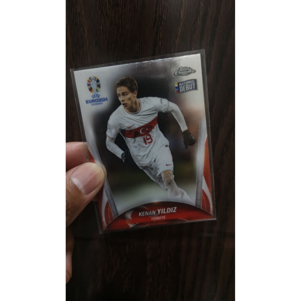 Kartu Bola Kenan Yildiz Timnas Turki Topps Chrome