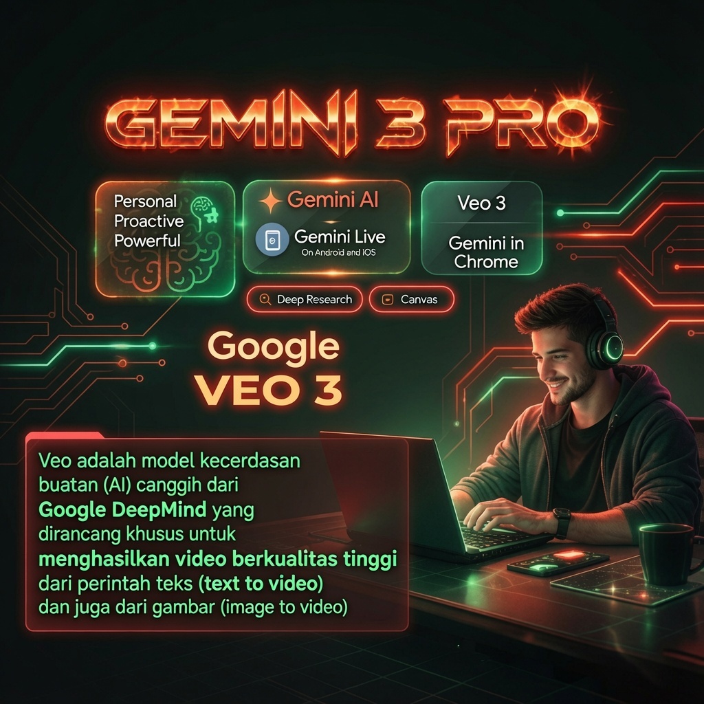 Gemini AI Premium Google Gemini Advanced Private Akun Buyer Garansi