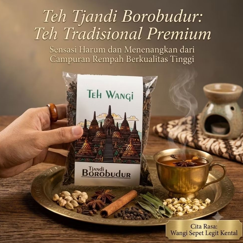Teh Tjandi Borobudur Teh Tradisional Premium Dengan Racikan Yang Khas