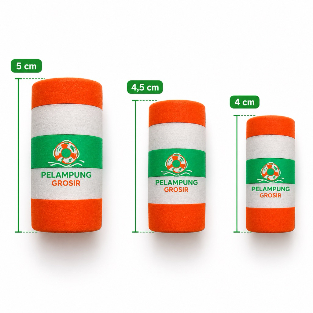 Pelampung Grosir Busa Pancing Warna Terang Ukuran 4–5 cm