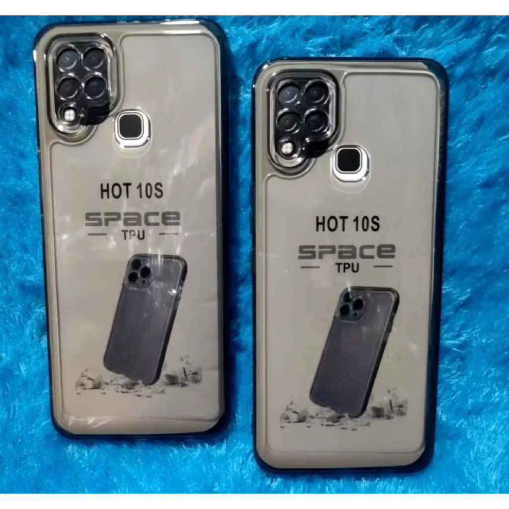 CASE BENING INFINIX HOT 10/HOT 10S SOFTCASE TRASPARAN PEROTEC ORIGINAL GOOD QUALITY