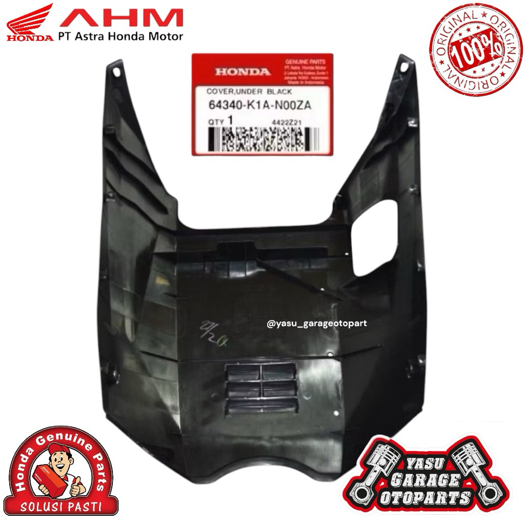 64340-K1A-N00ZA Cover Under Kolong Kolongan Bawah Honda Beat LED Deluxe Street K1A ORI 64340K1AN00ZA