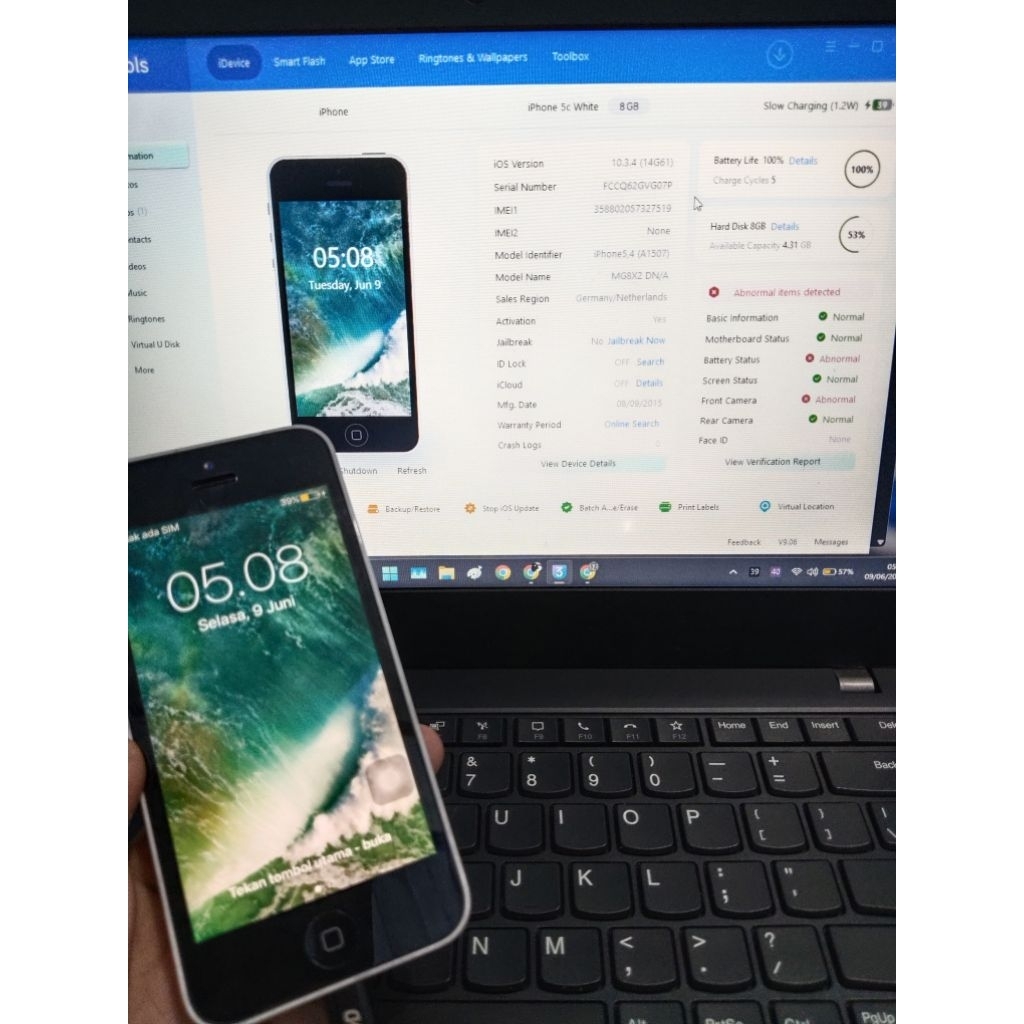 iPhone 5C 8GB Wifi Only Digicam