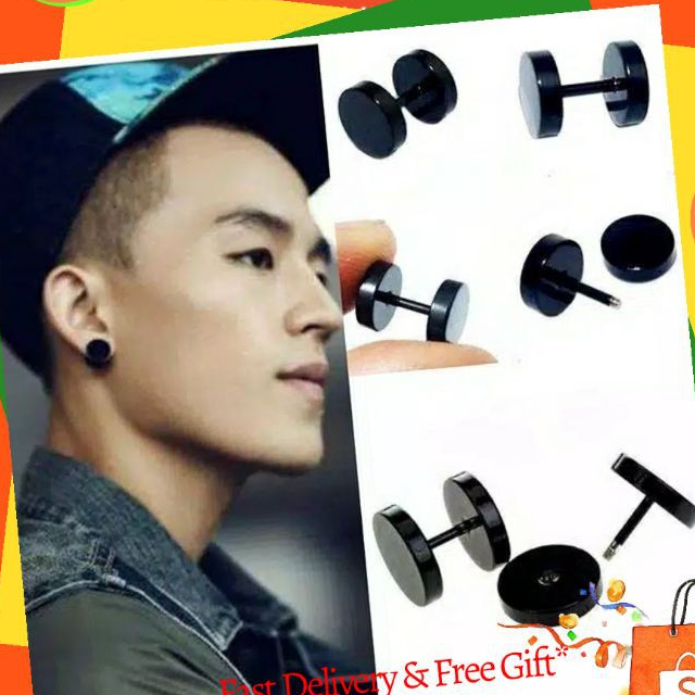 Anting Tindik Barble plug Tindik Roda Titanium piercing