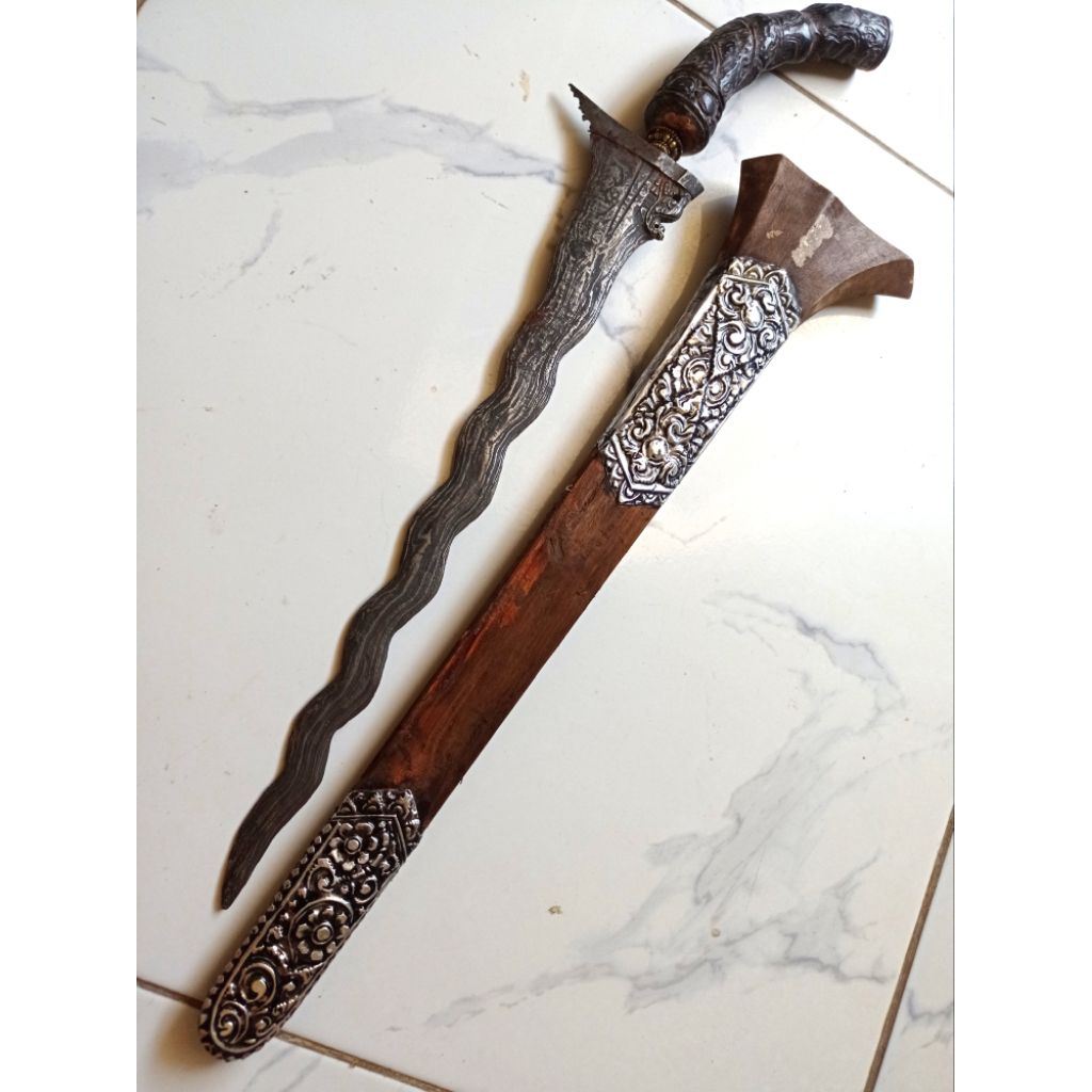 keris Bali gagang tanduk kerbau