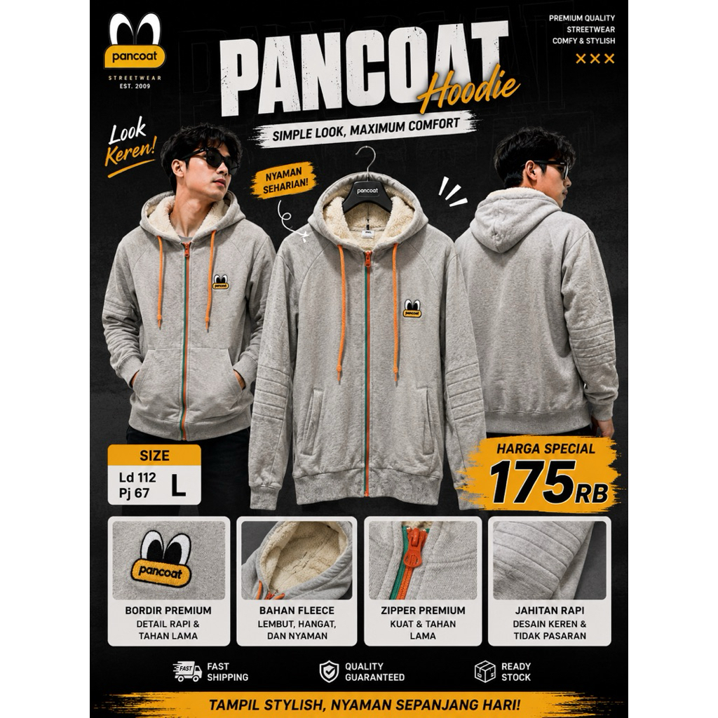 hoodie Pancoat ori full tag fnf sb mksr