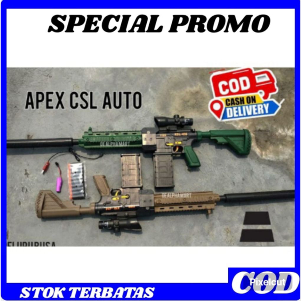 MAINAN PISTOL PISTOLAN TEMBAK TEMBAKAN  ANAK LAKI LAKI PELURU BUSA SNIPER NERF BULLET AWM MURAH/MAIN