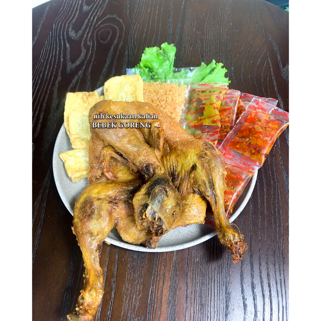 Bebek Goreng Ungkep BEGOK Kemasan Ekonomis 400 Gram 1 Ekor Utuh