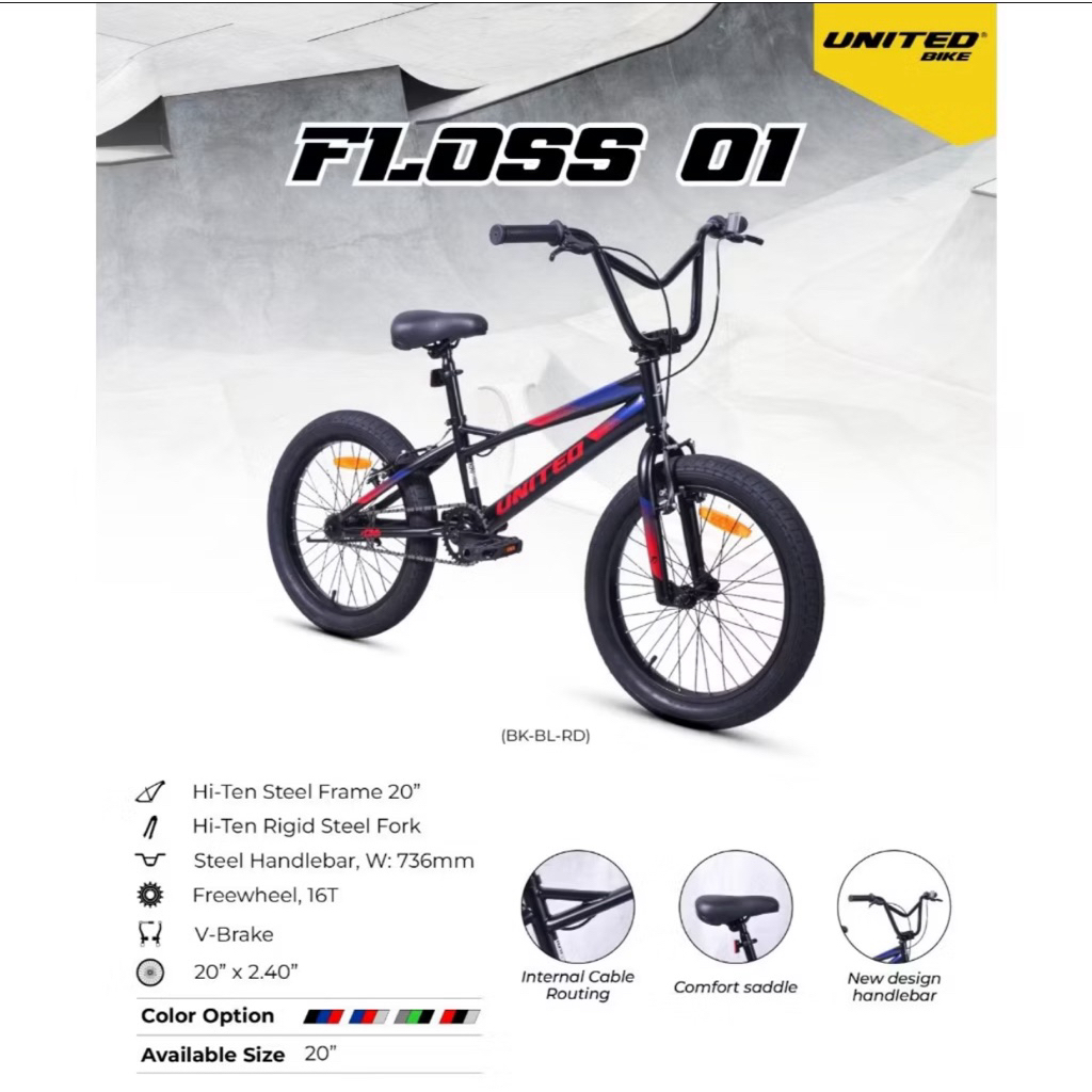 Sepeda BMX 20 United Floss