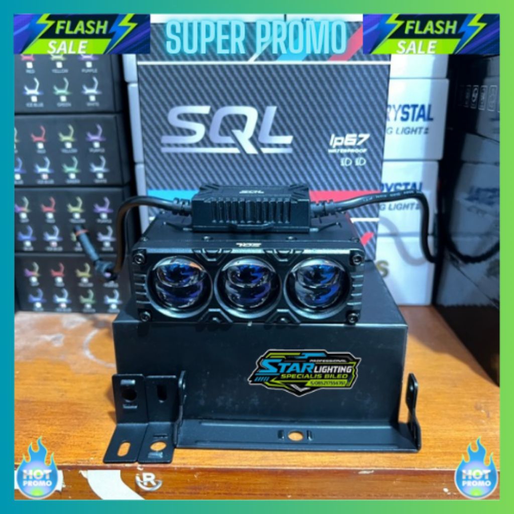 MINILASER SQL 3MATA 3 LENS SUPER TERANG PREMIUM SQL