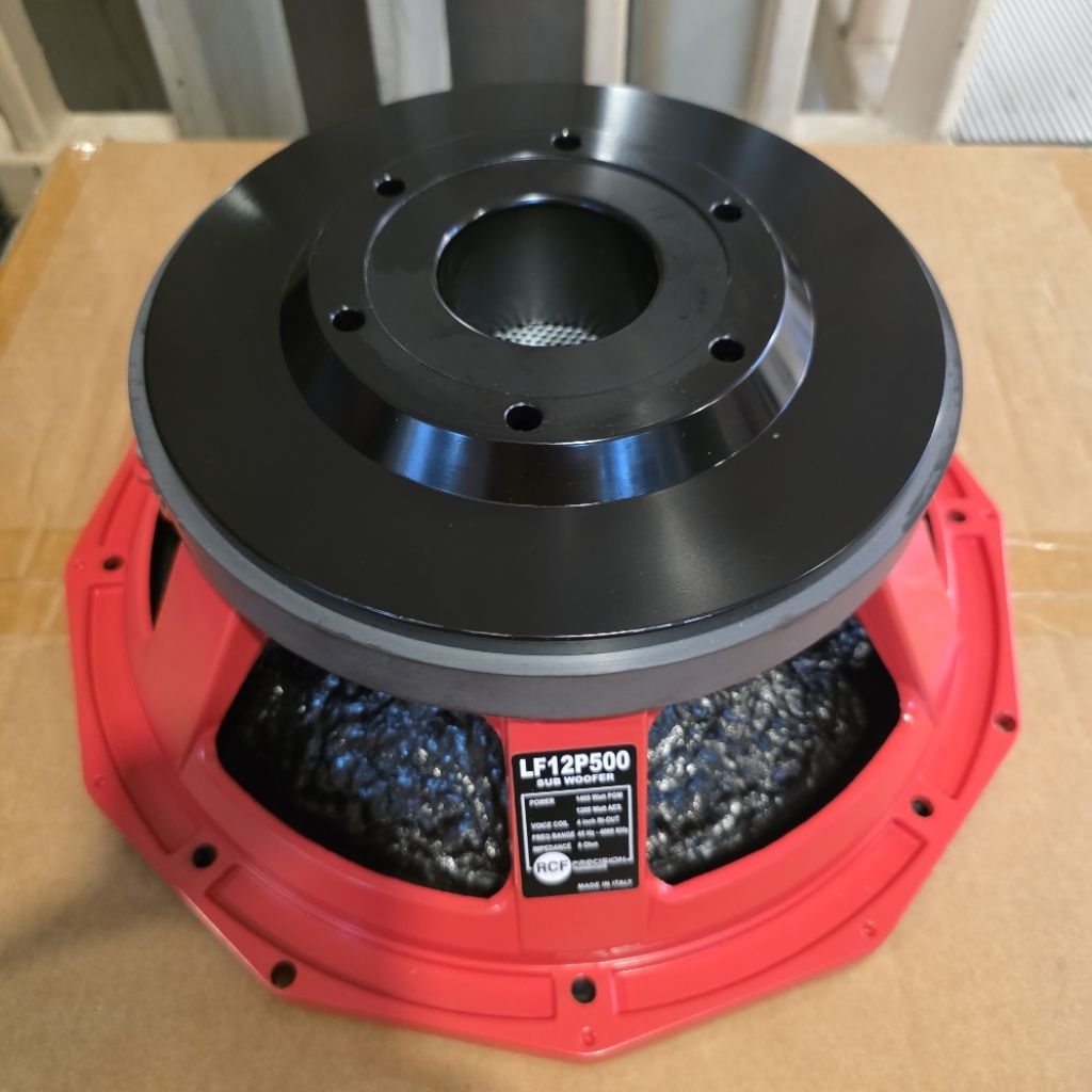 RCF LF12P500 KOMPONEN SPEAKER 12 INCH LF 12P500 MERAH