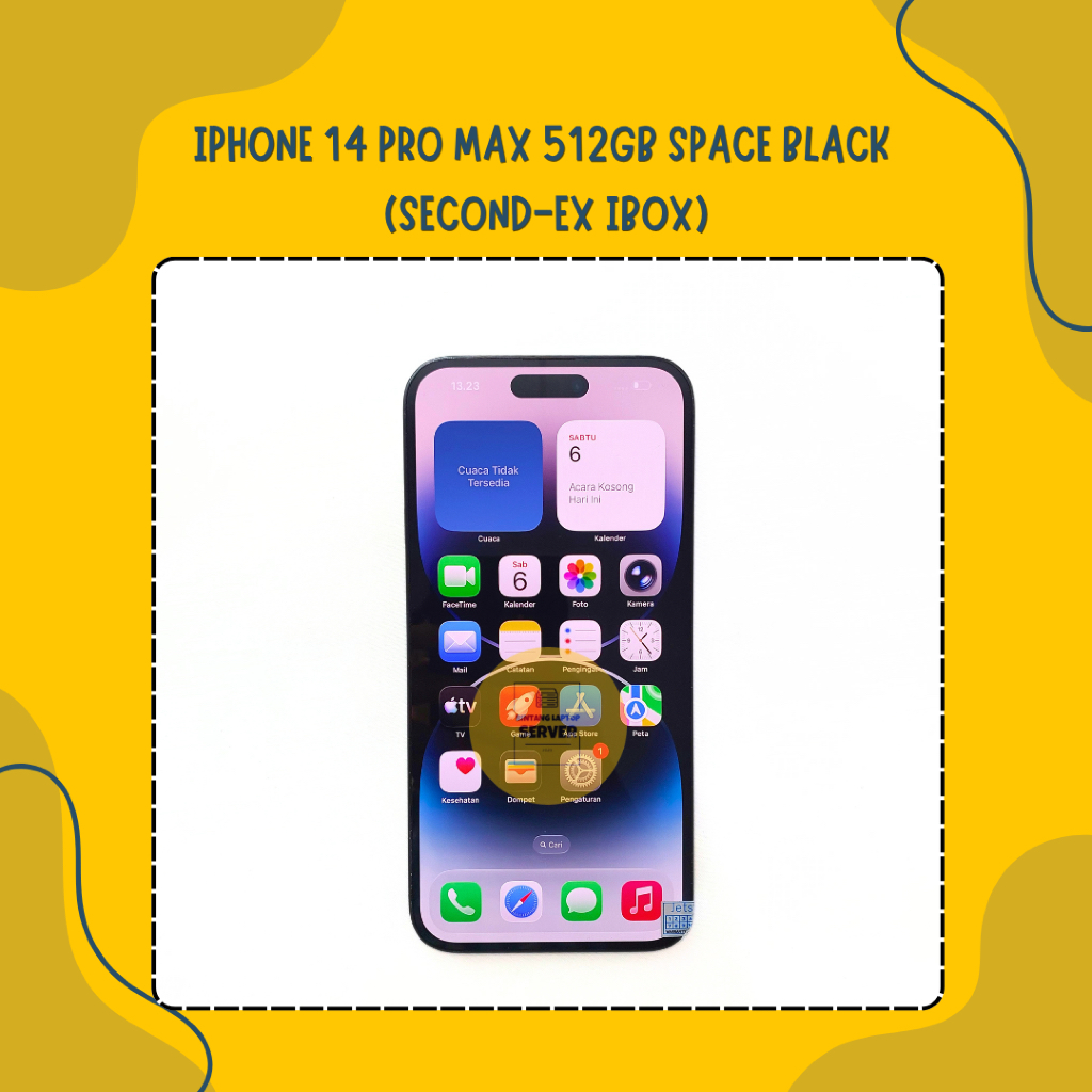 IPHONE 14 PRO MAX 512GB Space Black Second Unit Only Ex iBox