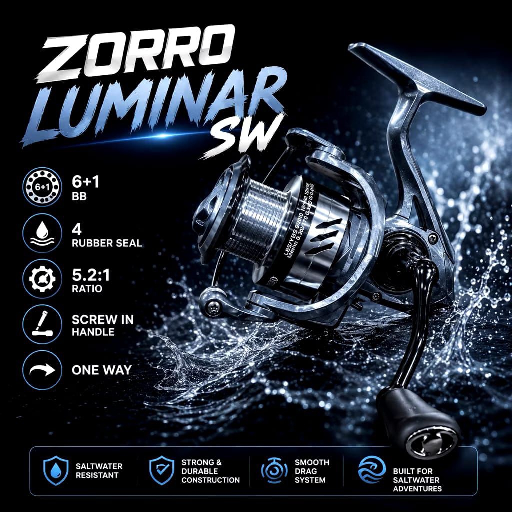 zorro luminar reel SW power handle