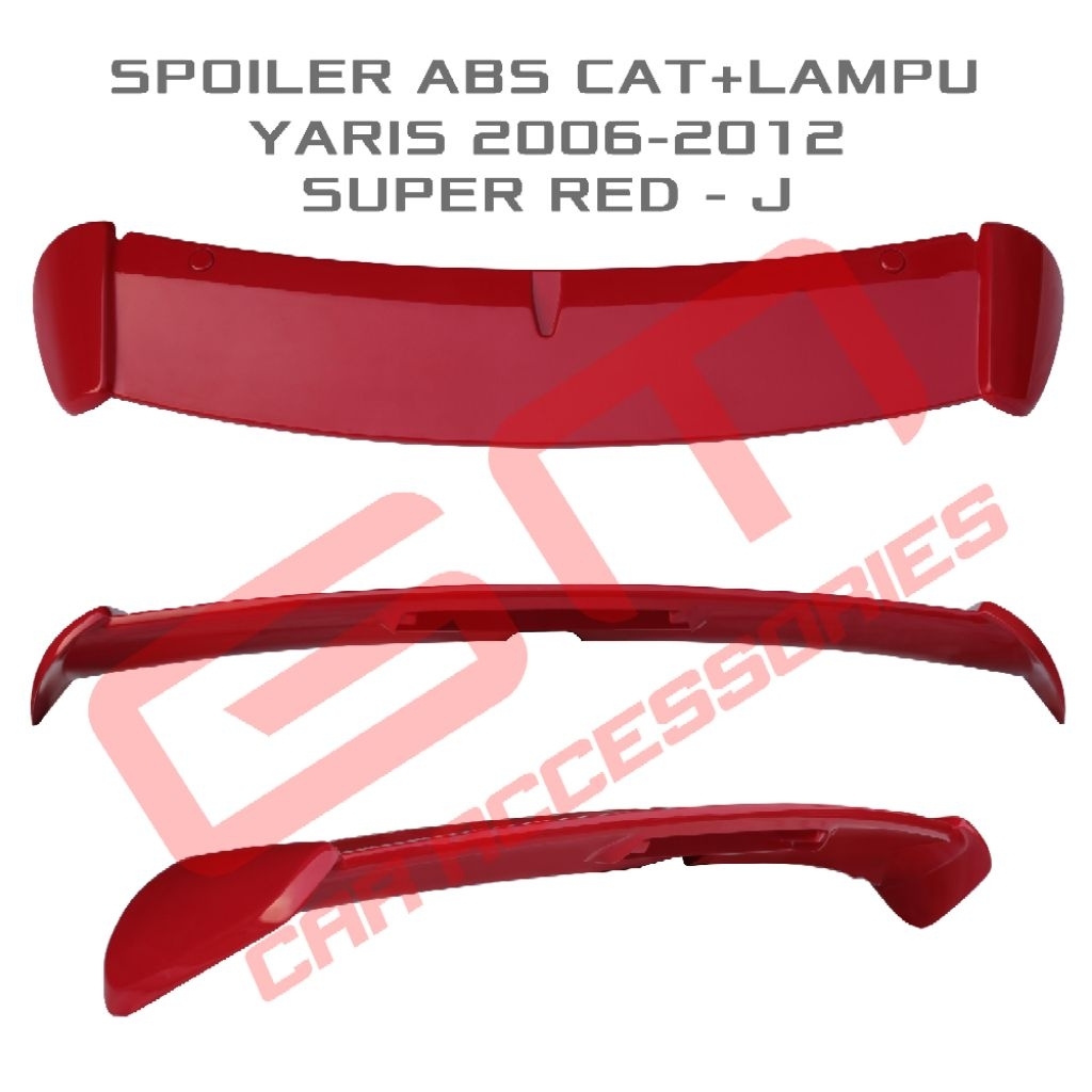 Spoiler ABS Cat+Lampu Yaris 2006-2012