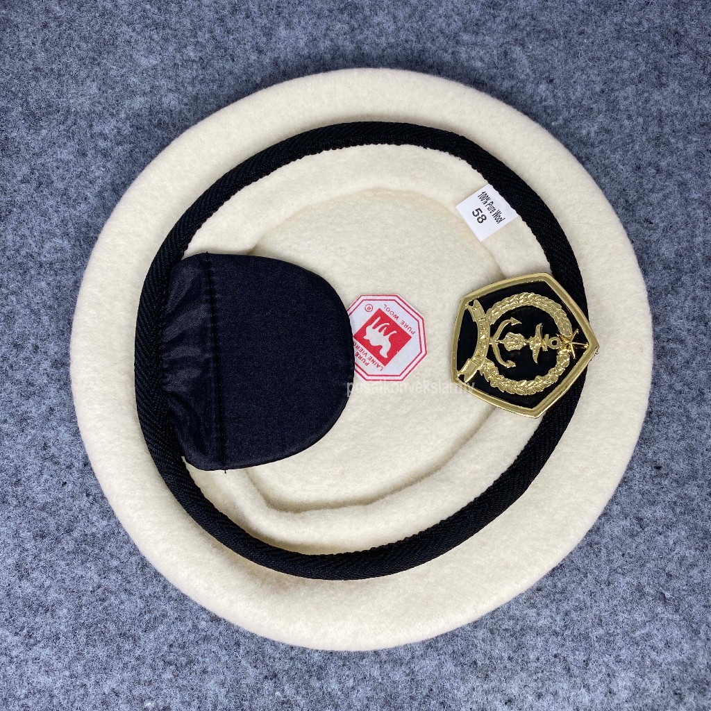 Baret Camel FKPPI Satu Set Emb Premium