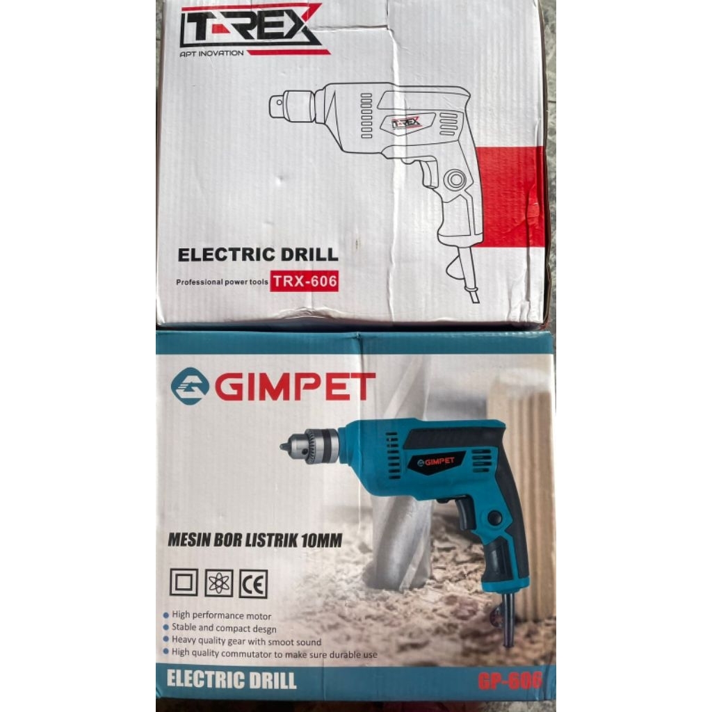 BOR LISTRIK MERK TREX n GIMPET