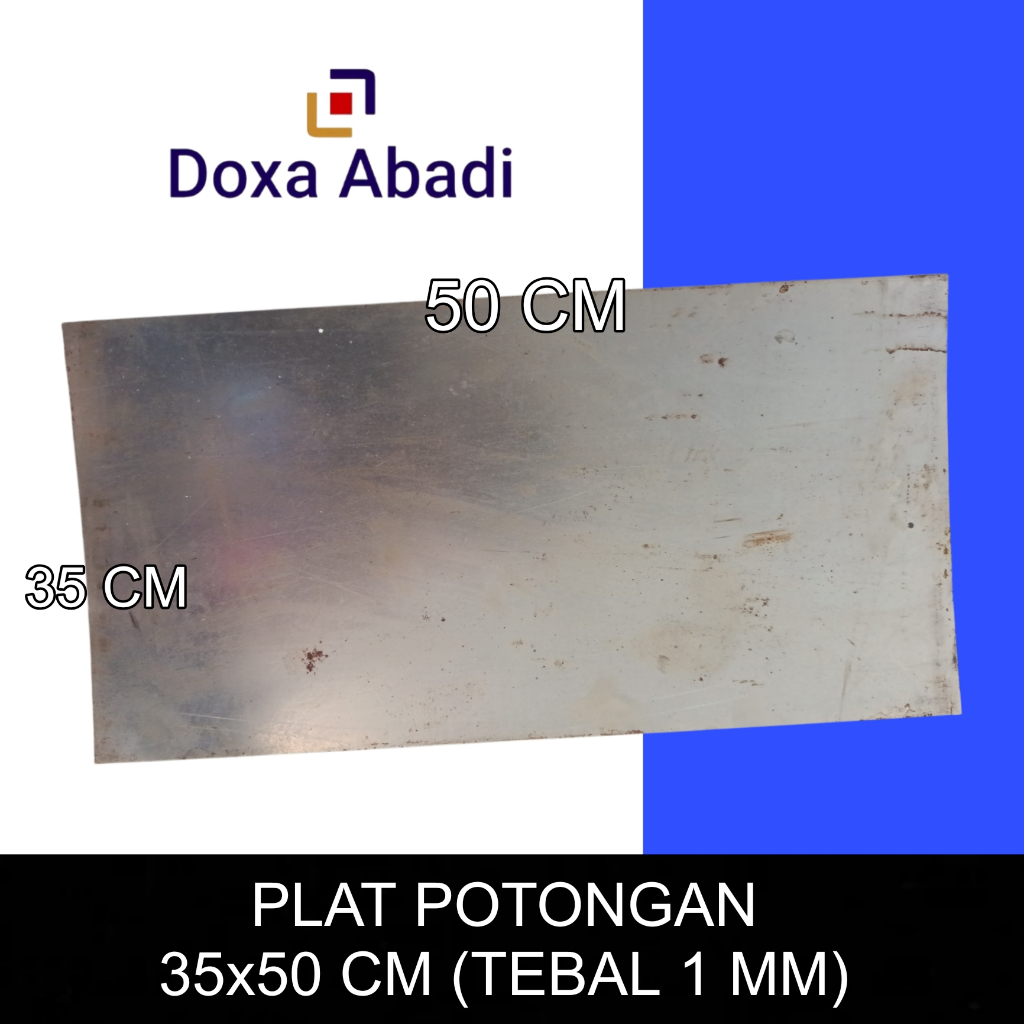 BESI PLAT POTONGAN 35X50 CM TEBAL 1 MM | PLAT BESI POTONGAN 1 MM | PLAT BESI KOTAK 35X50 CM TEBAL 1 