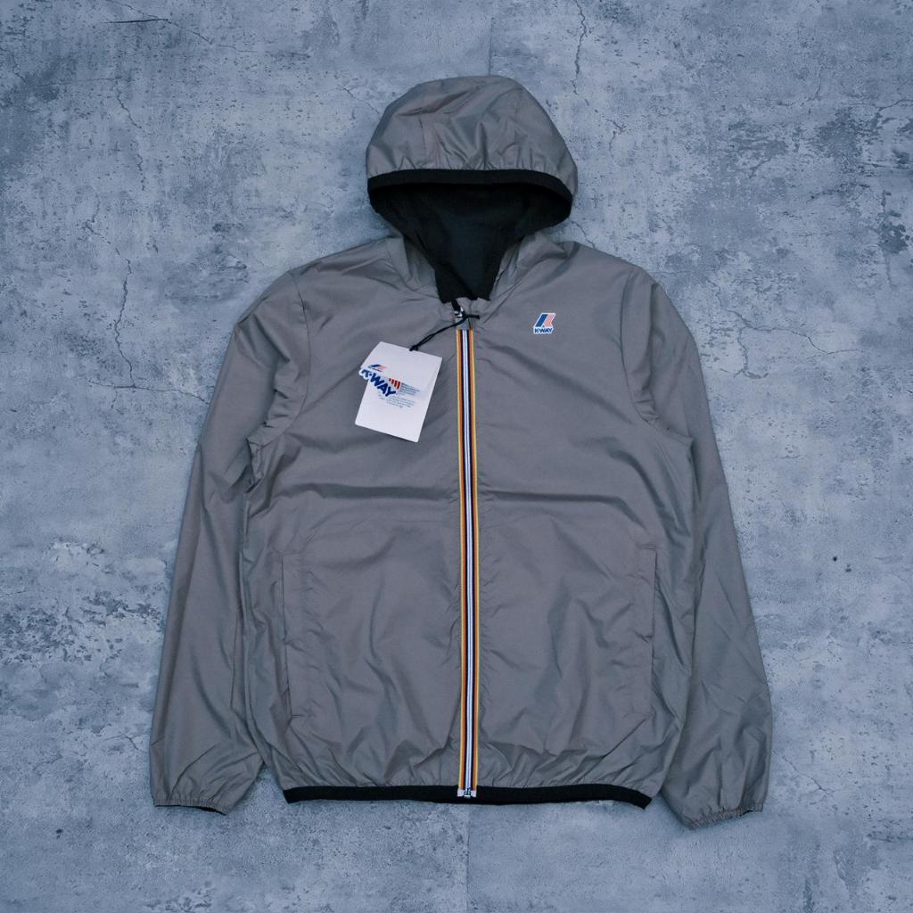 K-Way Reversible 2 in 1 Jacket (Black/Khaki) Original