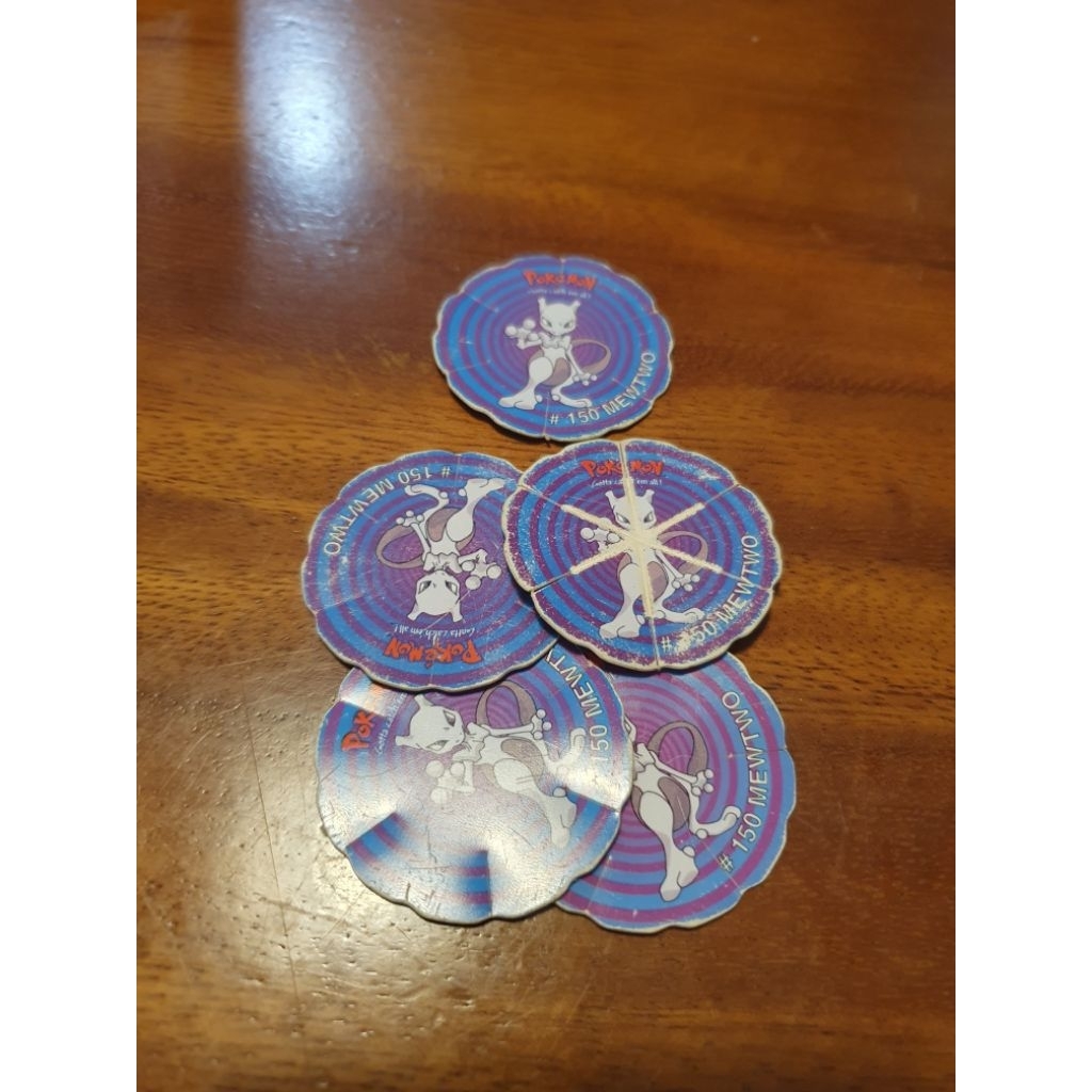 Tazos Smash Pokemon Mewtwo