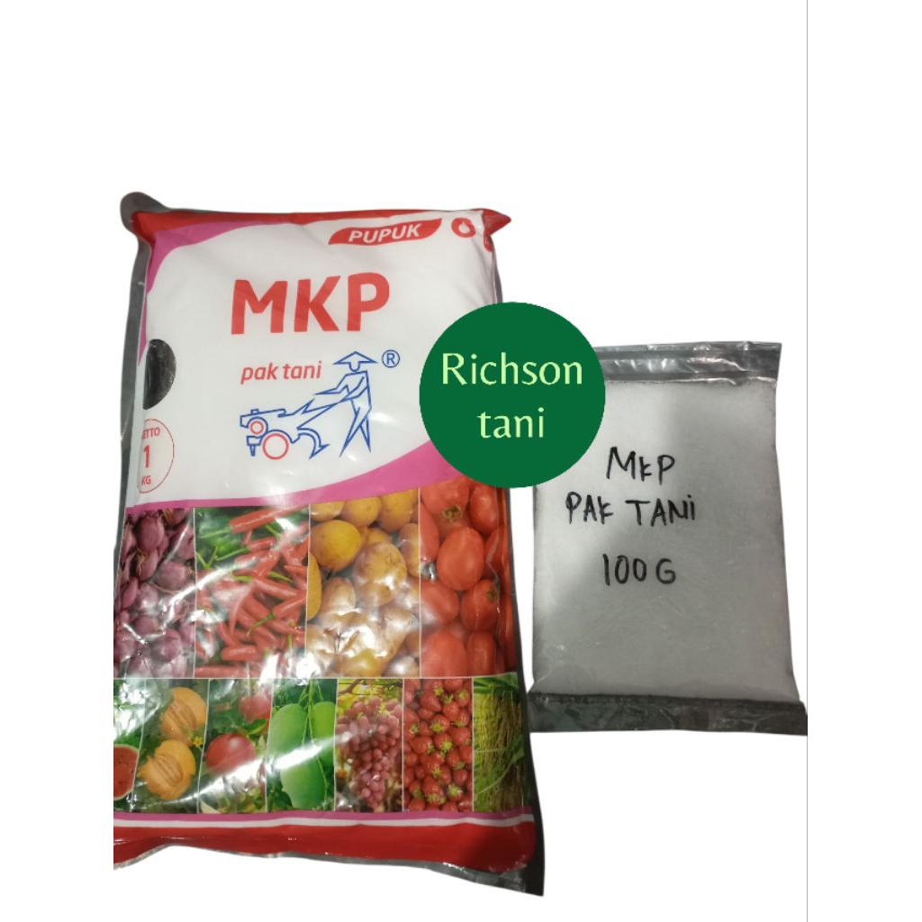 Pupuk mkp pak tani 100 gr ORI(repacking dari kemasan 1 kg)
