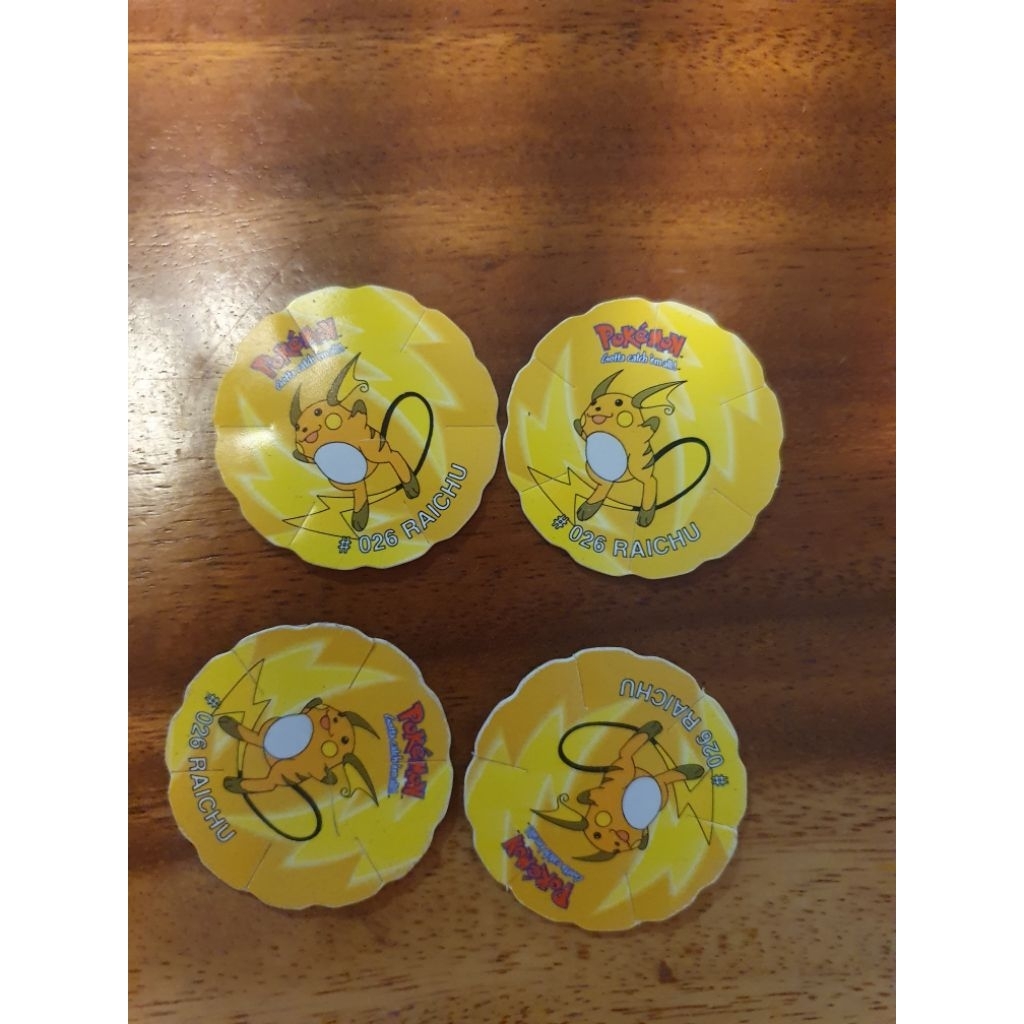 Tazos Smash Pokemon Raichu
