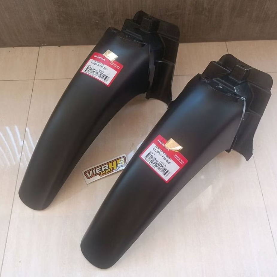 Spakbor slebor depan B bagian belakang honda Karisma D X125 Supra X 125 lama 61200-KPH- 700 880