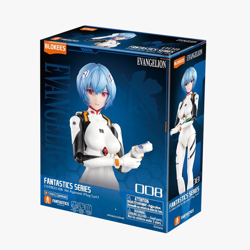 Blokees Evangelion Fantastics Series 01 Rei Ayanami / Blokees Rei Ayanami Plug Suit