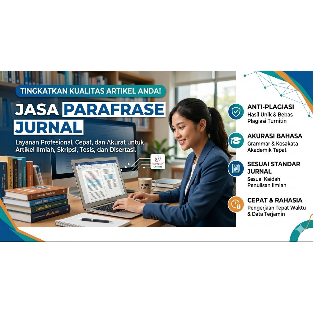 JASA PARAFRASE FILE TURUNKAN SKOR TURNITIN, DRILLBIT, MENDELEY
