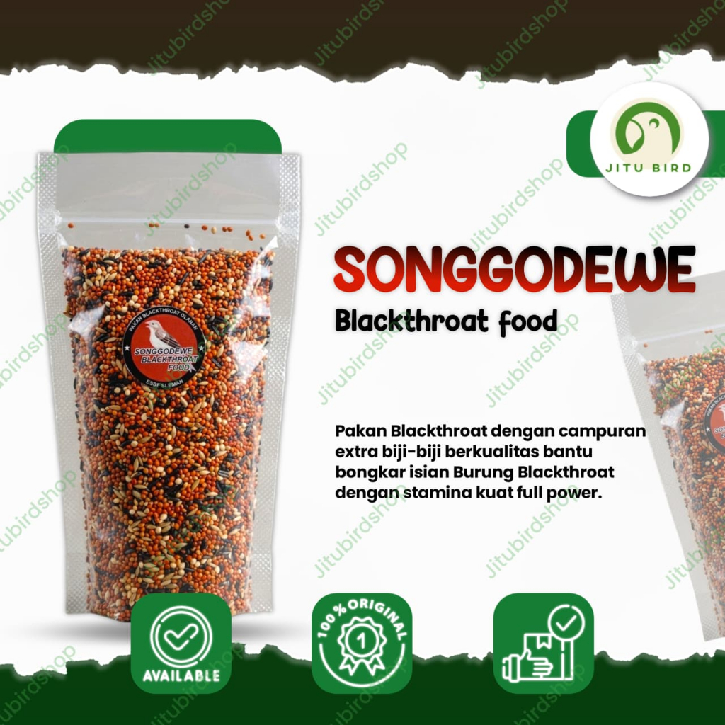 SONGGODEWE BLACKTROUT | Food Sanger Olahan Rempah Pakan Penggacor Blacktrout Sanger Murah Gacor