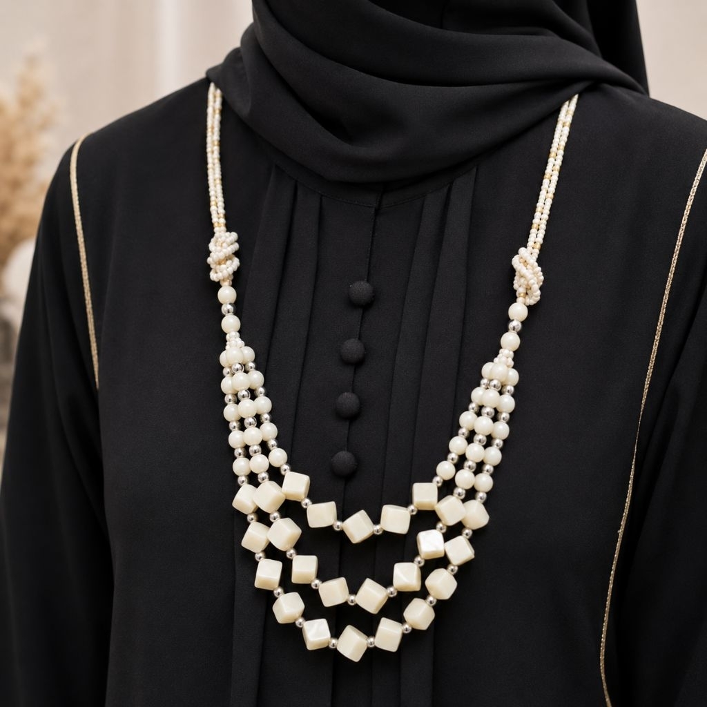 COD Kalung Cantik / Kalung  Batu Akrilik / Kalung Fashion  Etnik Akik Aksesoris