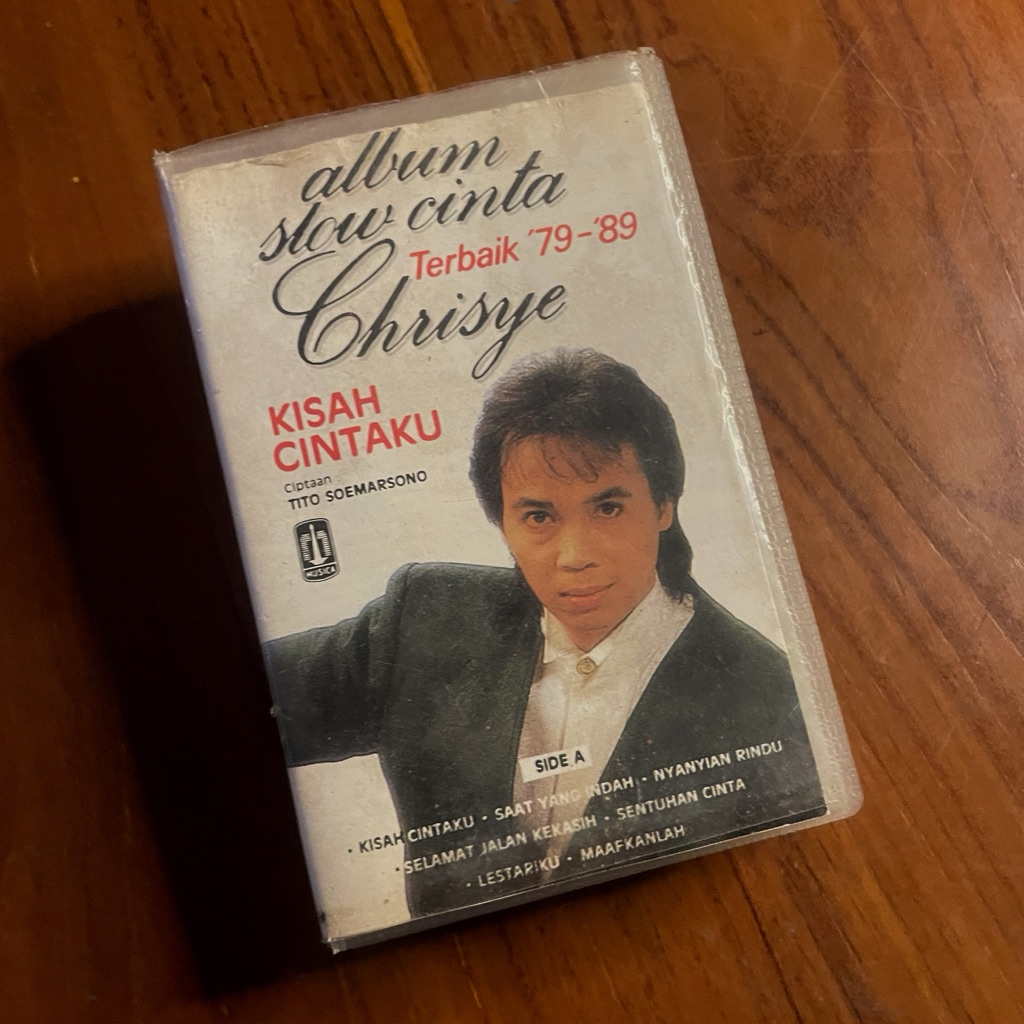 kaset pita chrisye album slow cinta terbaik 79'-'89