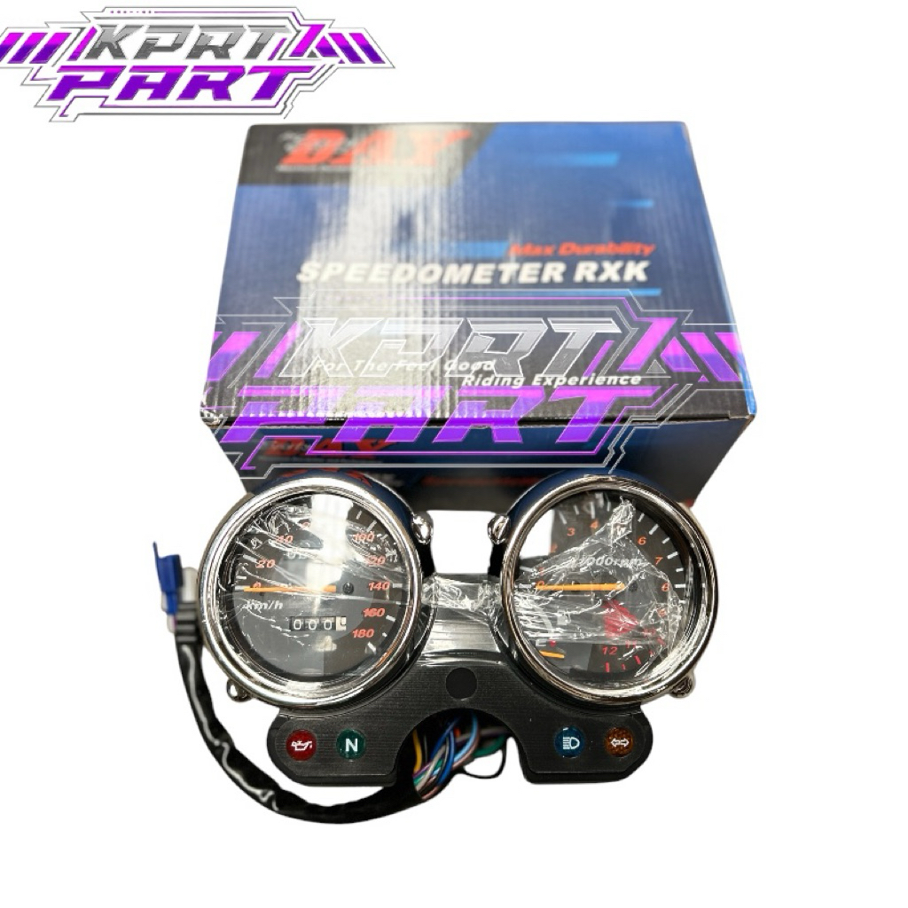 Speedometer RX King New 2004 Lokal - Desain Bulat, Mudah Dipasang, Warna Hitam