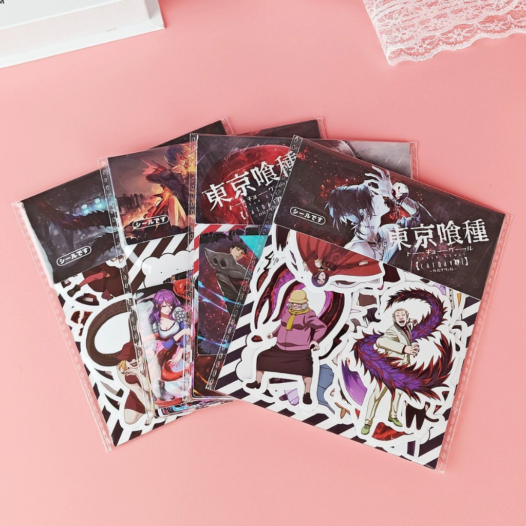 STICKER TOKYO GHOUL / STICKER 1 SET KARAKTER ANIME TOKYO GHOUL / STICKER ANIME