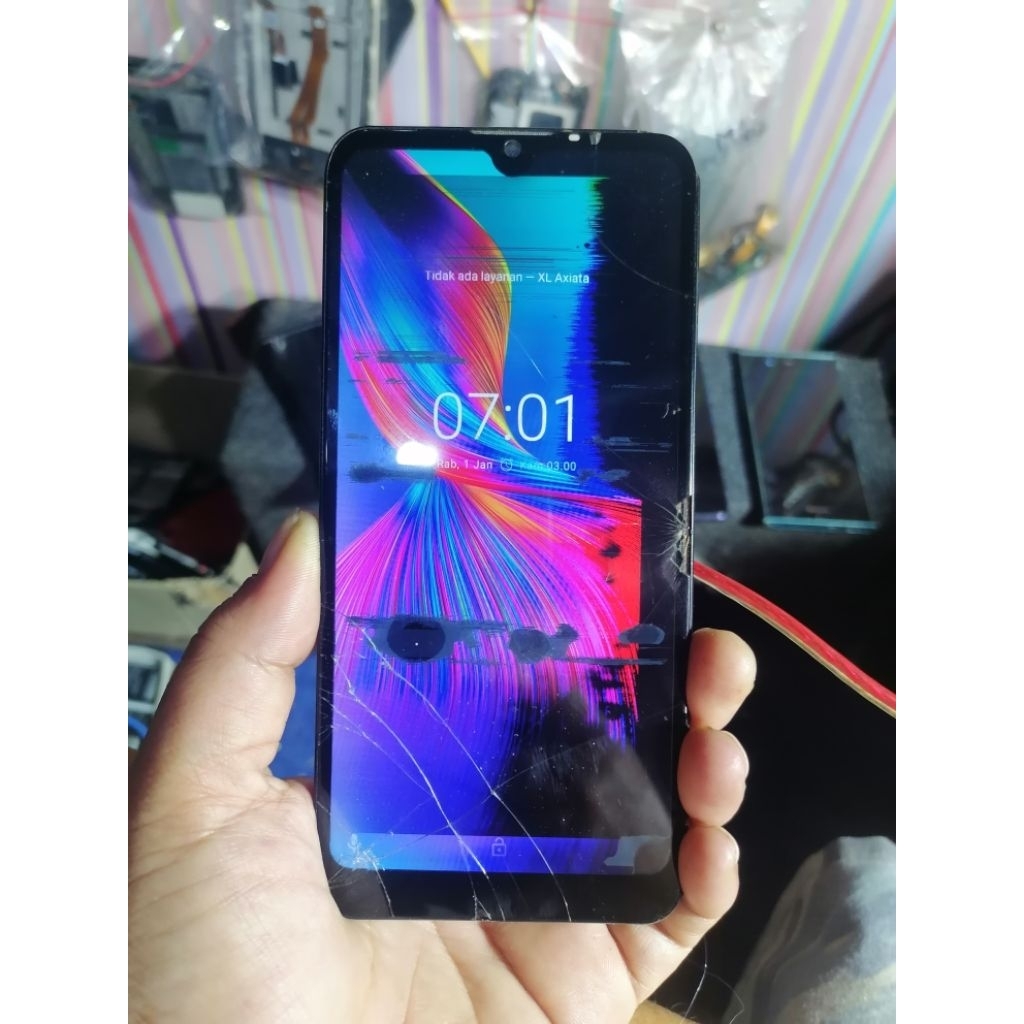 maxtron s11 minus lcd mesin aman (tanpa batre)