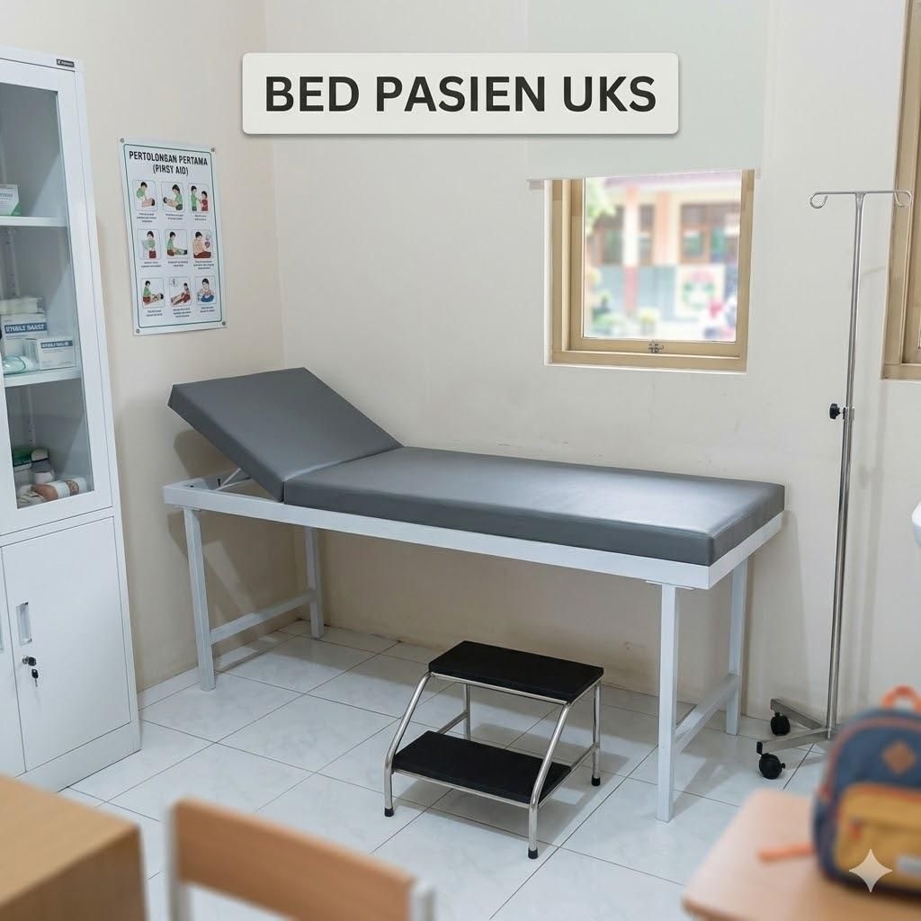 Bed Pasien UKS Bed Periksa Kasur Periksa Pasien Ranjang UKS Ranjang Rumah Sakit Ranjang Klinik Bed K