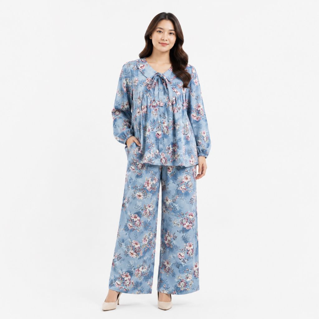 kesya-setelan rayon oneset rayon premium kekinian