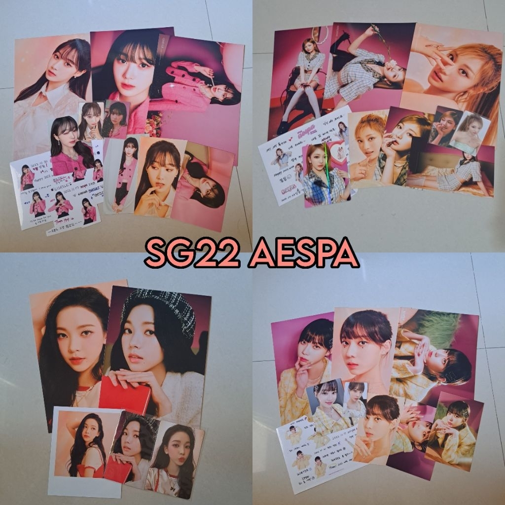 aespa season greetings 2022 sg22 winter giselle ningning karina fullset