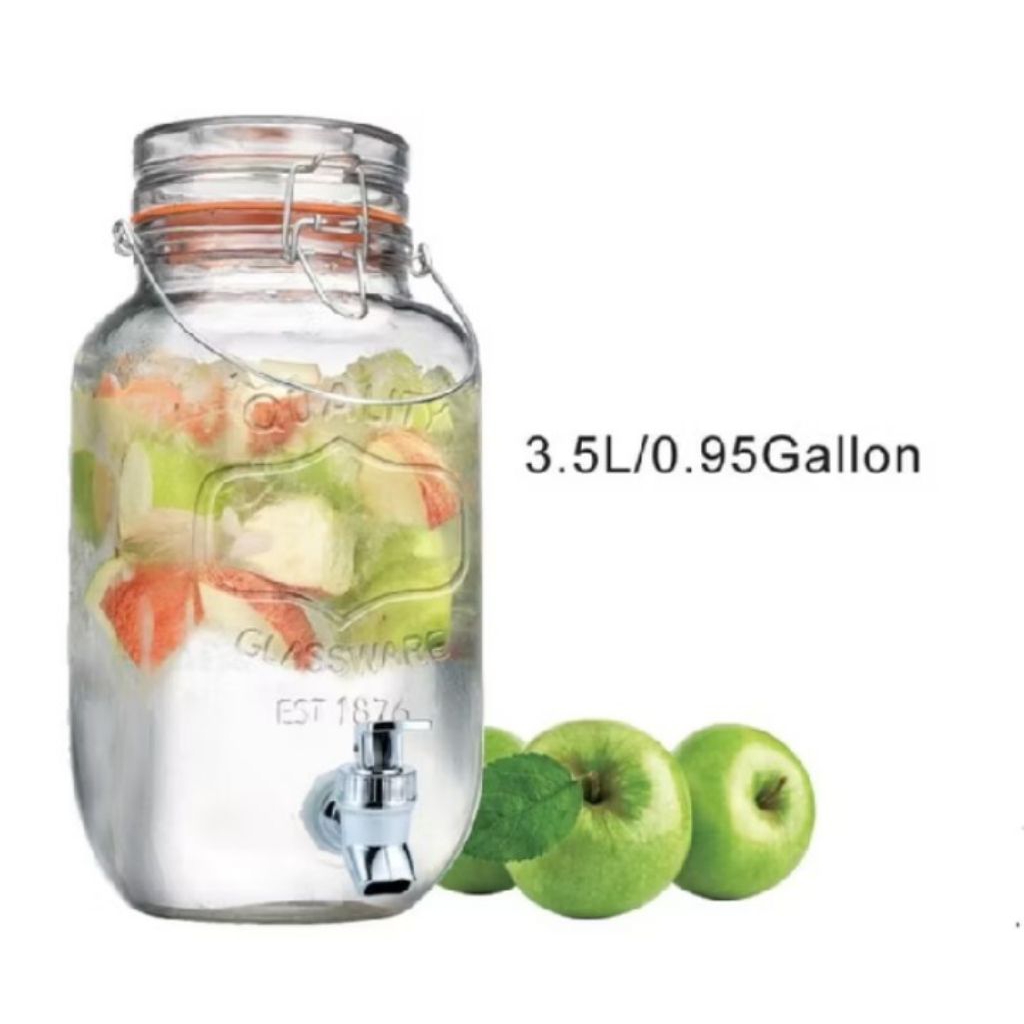 Dispenser kaca 3,5 L /Dispenser Kaca