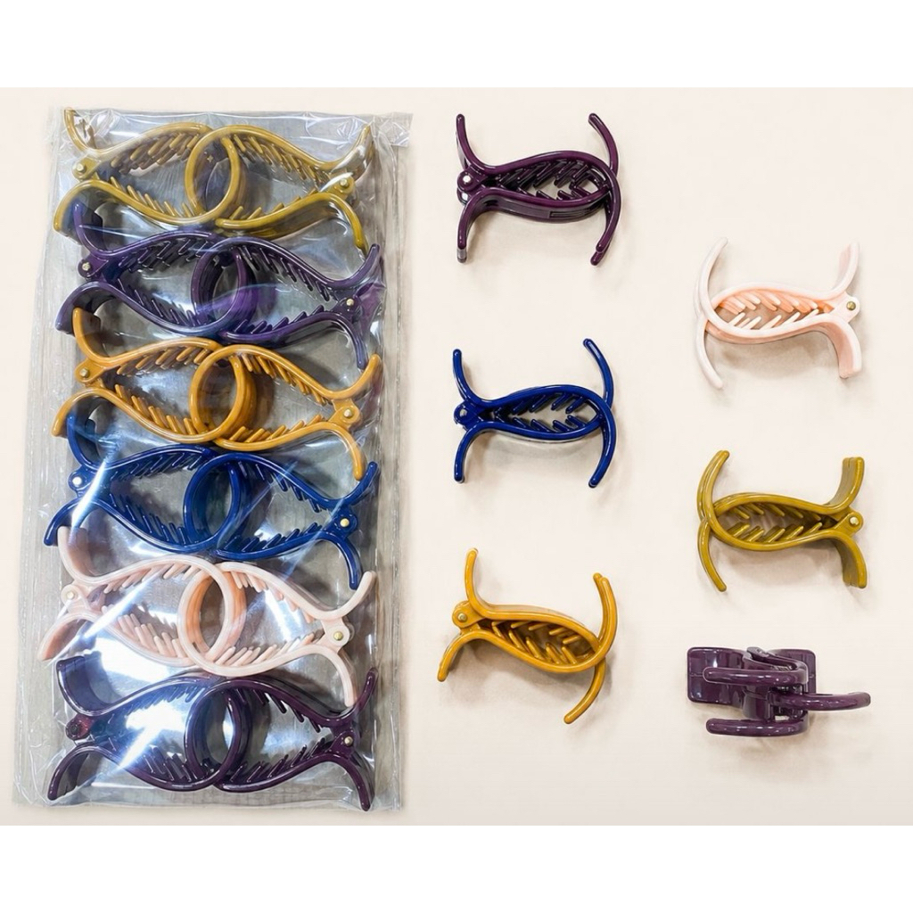 (12pcs) Jepit Salon Mix Motif
