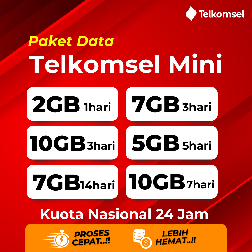 PAKET DATA TELKOMSEL HARIAN - PROMO