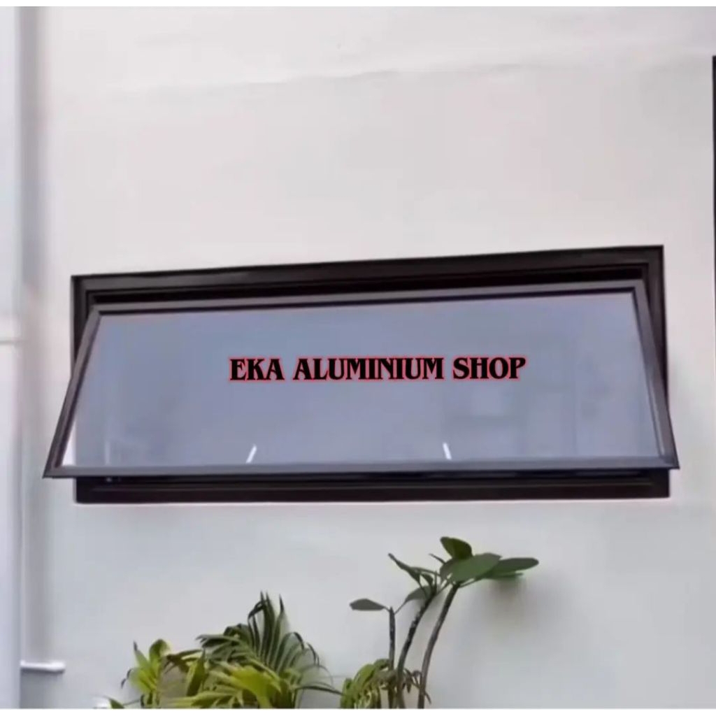 kusen jendela Aluminium T60 x L160.T40 x L200. T60xL200. T60 xL120 komplit tinggal pasang saja