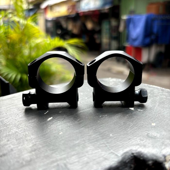 mounting teleskop od 30 rel 22 pendek dua baut
