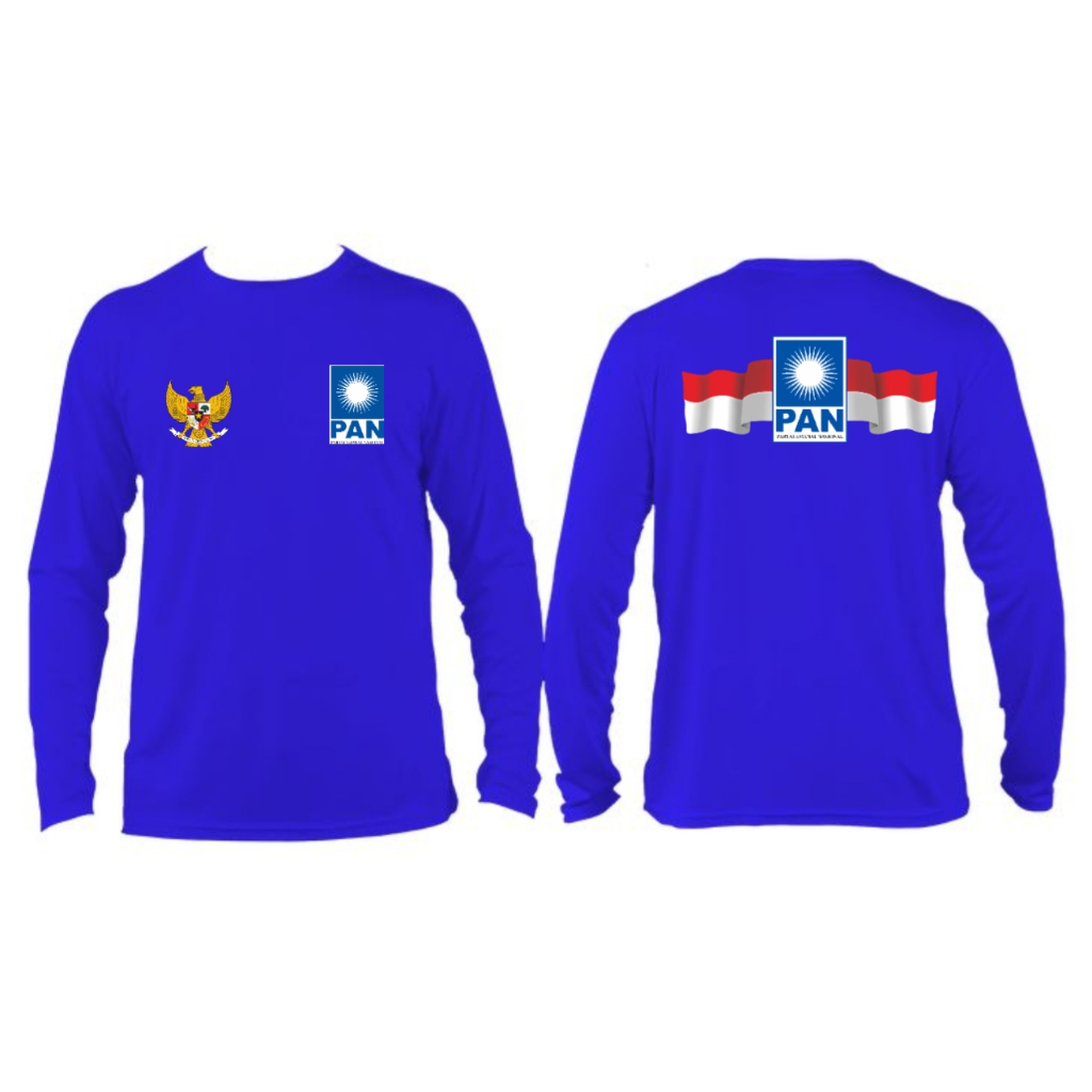 Kaos Distro Tshirt Partai PAN / Kaos Partai PAN / Kaos Distro Partai PAN Lengan Panjang Original