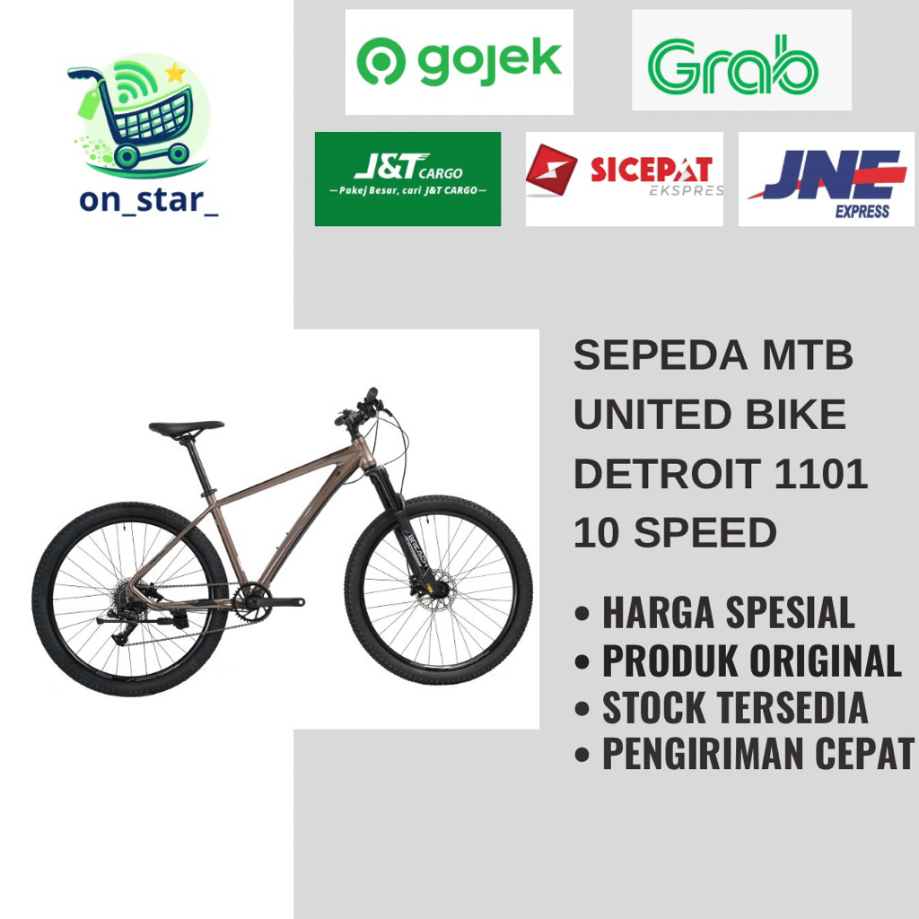 SEPEDA MTB UNITED DETROIT 1101 DETROIT 291 DETROIT 1121